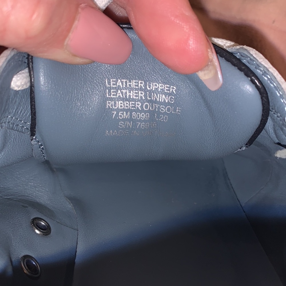 Tory Burch Marine Blue Stretchy Sneakers Sz 7.5 - Picture 8 of 8